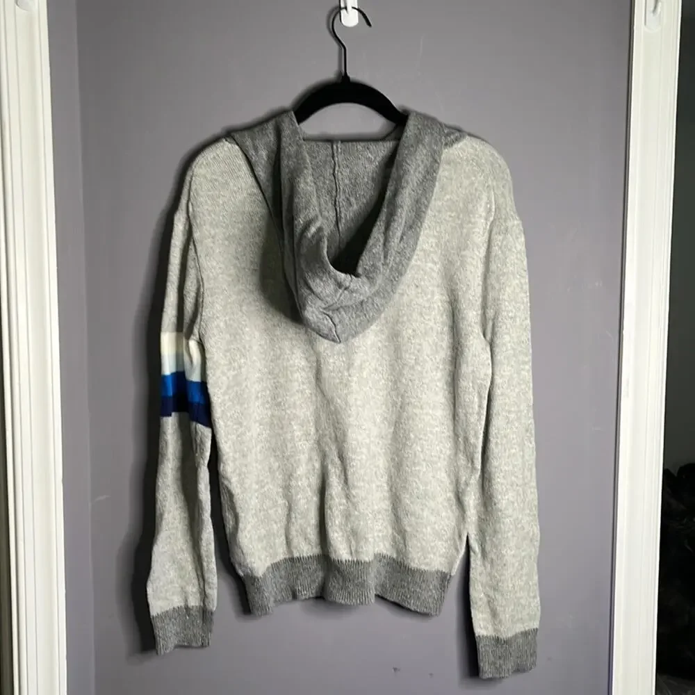 Gap Kids Boys Gray Hooded Sweater With Legend on Front XXL (13-14)